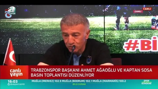 Ahmet Ağaoğlu: Trabzonspor dimdik ayaktadır