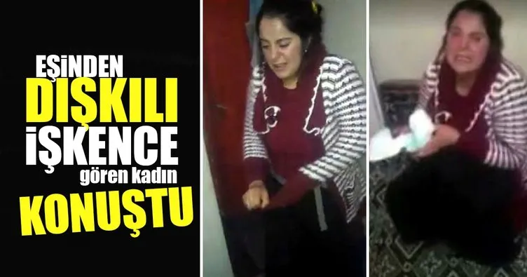 Esinden Diskili Iskence Goren Kadin Konustu Sanal Basin