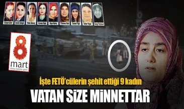 Söz konusu vatansa Türk kadını hep önde