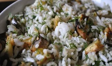 Pilav ve sebzenin güzel uyumu: Patlıcanlı Pilav tarifi