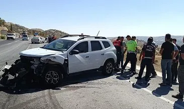 Adıyaman'da otomobiller çarpıştı: 5 yaralı #adiyaman