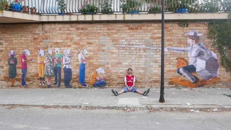 İspanya’nın sokak sanatı başkenti büyülüyor
