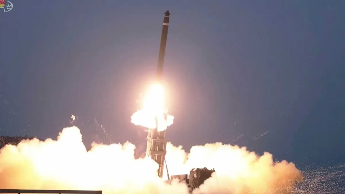 Kuzey Kore’den yeni balistik füze denemesi Kuzey Kore’den yeni balistik füze denemesi