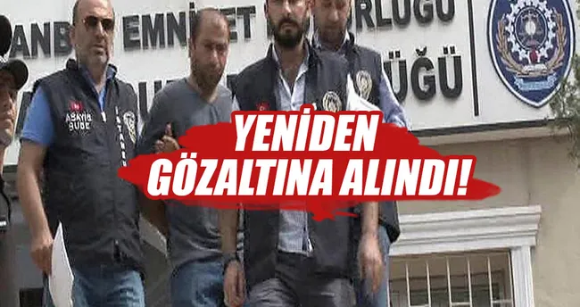 Tekmeci saldırgan yeniden gözaltına alındı