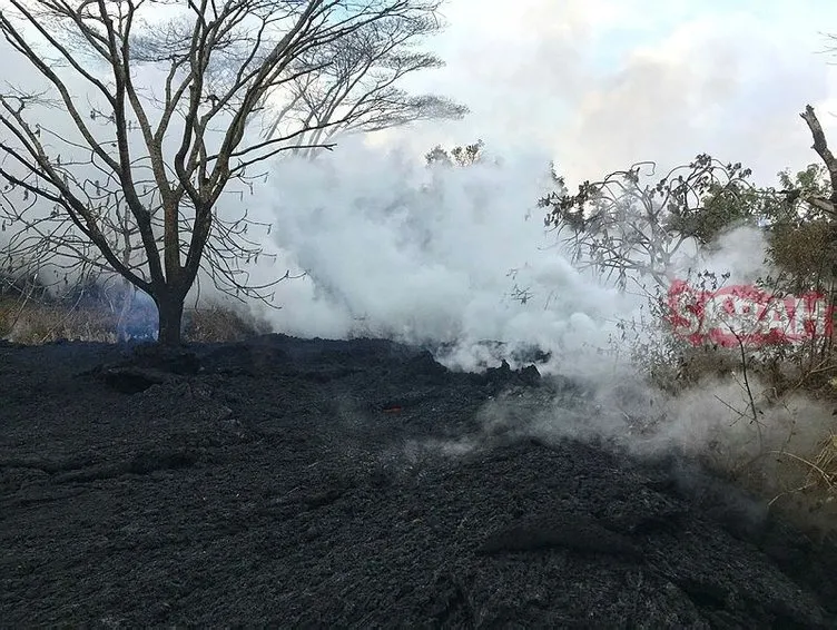 Kilauea Yanardağı’ndaki patlama ortaya bu görüntüleri çıkardı