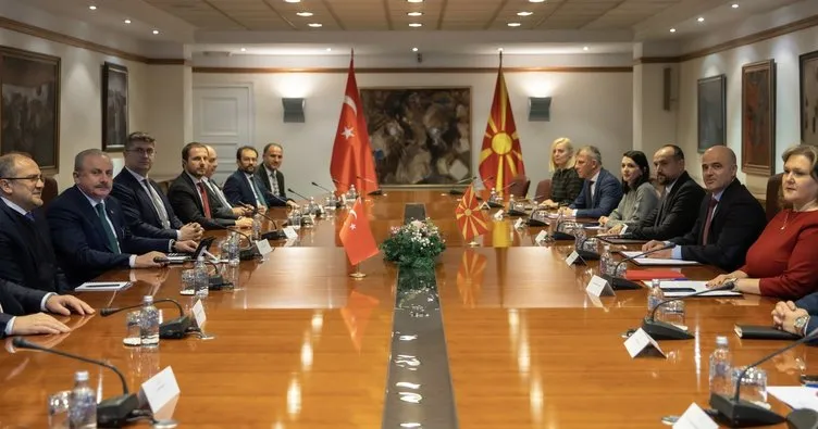 Şentop, Kuzey Makedonya Başbakanı Kovaçevski ile görüştü