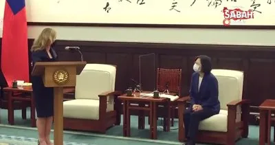 ABD’li Senatör Blackburn, Tayvan lideri Tsai ile görüştü | Video