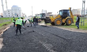 Kahta’da asfaltlama çalışması başladı