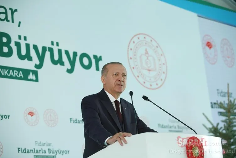 Başkan Erdoğan o projeyi resmen başlattı! 81 ilde milyonlarca fidan toprakla buluşmaya başladı