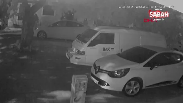 İstanbul Şişli'de ağacın otomobillerin üzerine devrilme anı kamerada | Video