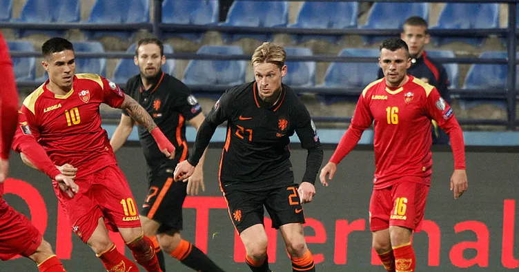 Hollanda son dakikalarda Karadağ’a takıldı! Milli takım ümitlendi...