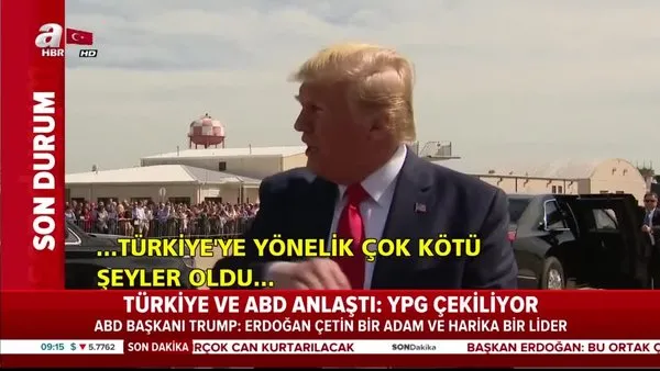 ABD Başkanı Donald Trump'tan Cumhurbaşkanı Erdoğan'a Suriye teşekkürü!