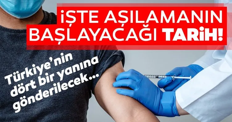 Son dakika haberler: İşte Türkiye’de koronavirüs aşılamalarının başlayacağı tarih!