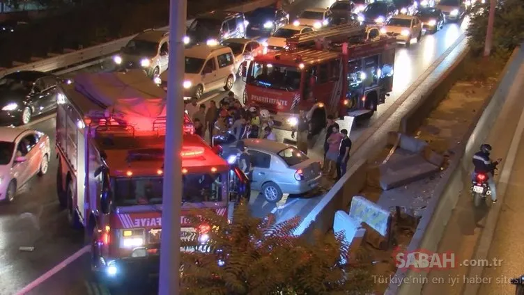 Maltepe’de trafik kazası: 2 yaralı