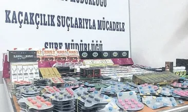 Gümrük kaçağı mallar ele geçirildi