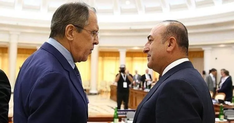 Dışişleri Bakanı Çavuşoğlu,  Rusya Dışişleri Bakanı Sergey Lavrov ile görüştü