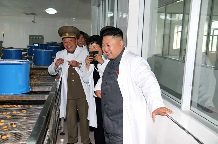 Kuzey Kore lideri çok neşeli