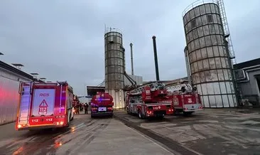 Düzce’deki ahşap fabrikasında korkutan yangın #duzce