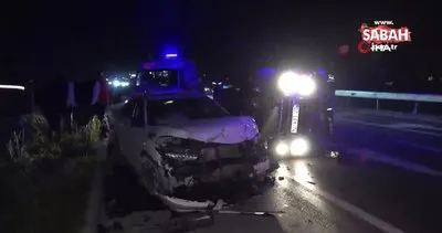 Alkollü sürücüler zincirleme kazaya neden oldu: 3 yaralı | Video