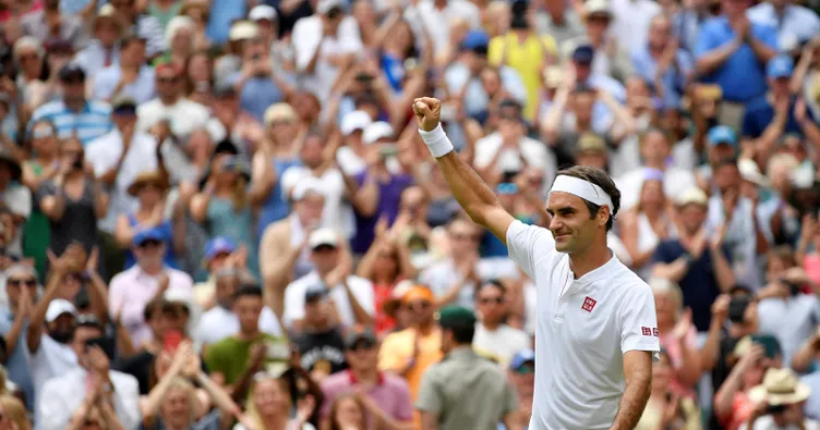 Federer, Wimbledon’da çeyrek finale yükseldi