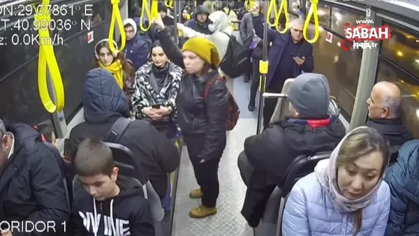Kadıköy’de otobüste yer isteyen kadına saldırmıştı, adli kontrol şartıyla serbest bırakıldı | Video