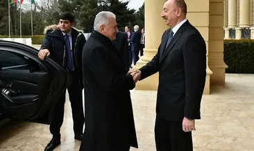 Başbakan Yıldırım, Aliyev ile görüştü