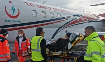 Almanya’da yoğun bakımda tedavi gören öğretmen, ambulans uçakla Türkiye’ye getirildi