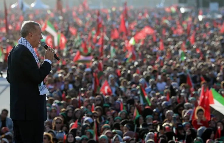 Dünya basınında Erdoğan yankısı! Filistin Mitingi’ndeki tarihi konuşması manşetlerde yerini aldı