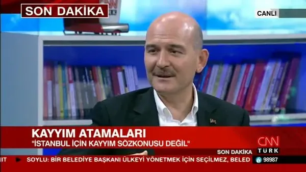İçişleri Bakanı Süleyman Soylu'dan İstanbul ve Ankara için kayyum açıklaması!