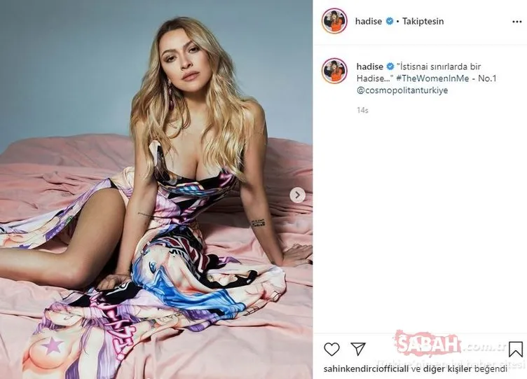 Hadise’nin Instagram hesabından yaptığı paylaşım sosyal medyayı salladı! Hadise’den iddialı paylaşım!