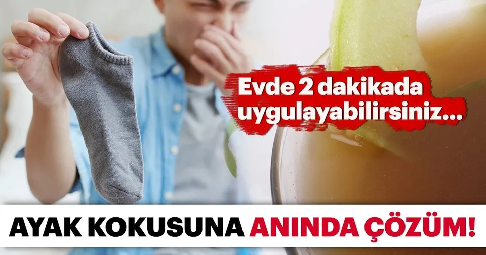 ayak kokusuna aninda dogal cozum