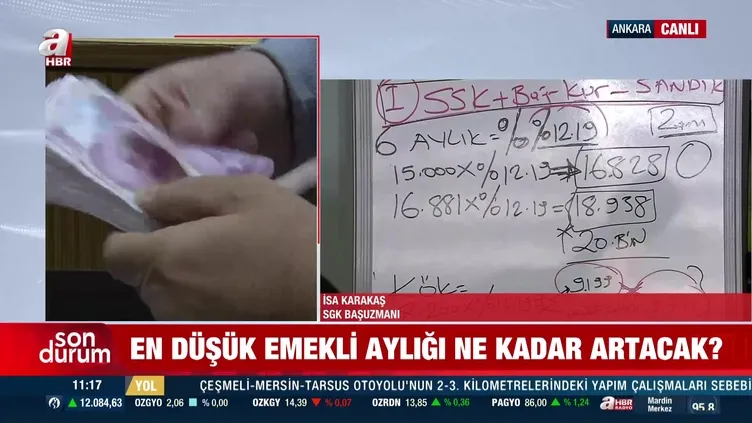 En düşük emekli aylığı ne kadar artacak?