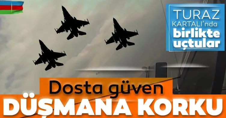 TurAz Kartalı tatbikatında Türk F-16’ları Azerbaycan uçaklarıyla uçuş gerçekleştirdi