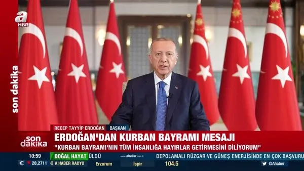 Başkan Erdoğan'dan Kurban Bayramı mesajı | Video