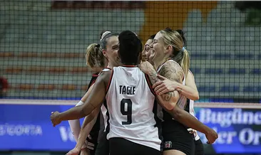 Beşiktaş set vermeden kazandı!