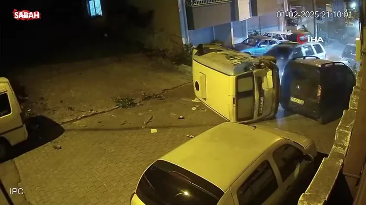 Giresun'da faciadan dönüldü: Yokuş aşağı inen aracın altında kalmaktan böyle kurtuldu | Video