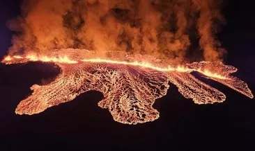İzlanda’da Fagradalsfjall patladı! Alevler evlere sıçradı