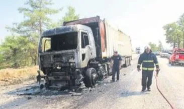 Sürücü canını zor kurtardı