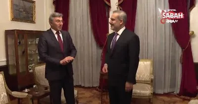 Dışişleri Bakanı Fidan, HÖH Genel Başkanlığından istifa eden Karadayı ile bir araya geldi