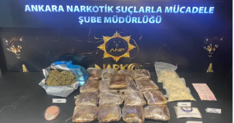 Ankara’da uyuşturucu operasyonu