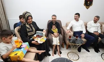 Yeni evlerine kavuşan aileye misafir oldu #adiyaman