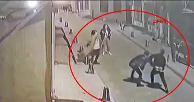 SON DAKİKA: İstanbul Beyoğlu’nda kadına darp dehşeti kamerada! Şişeyle vurdu, tekmeledi...