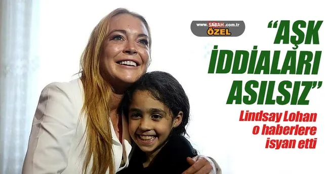 Lindsay Lohan: ’Aşk iddiaları asılsızdır’