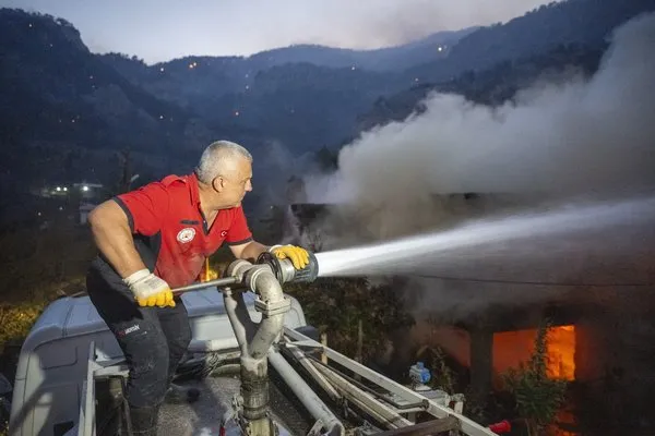 Mersin yangın durumu