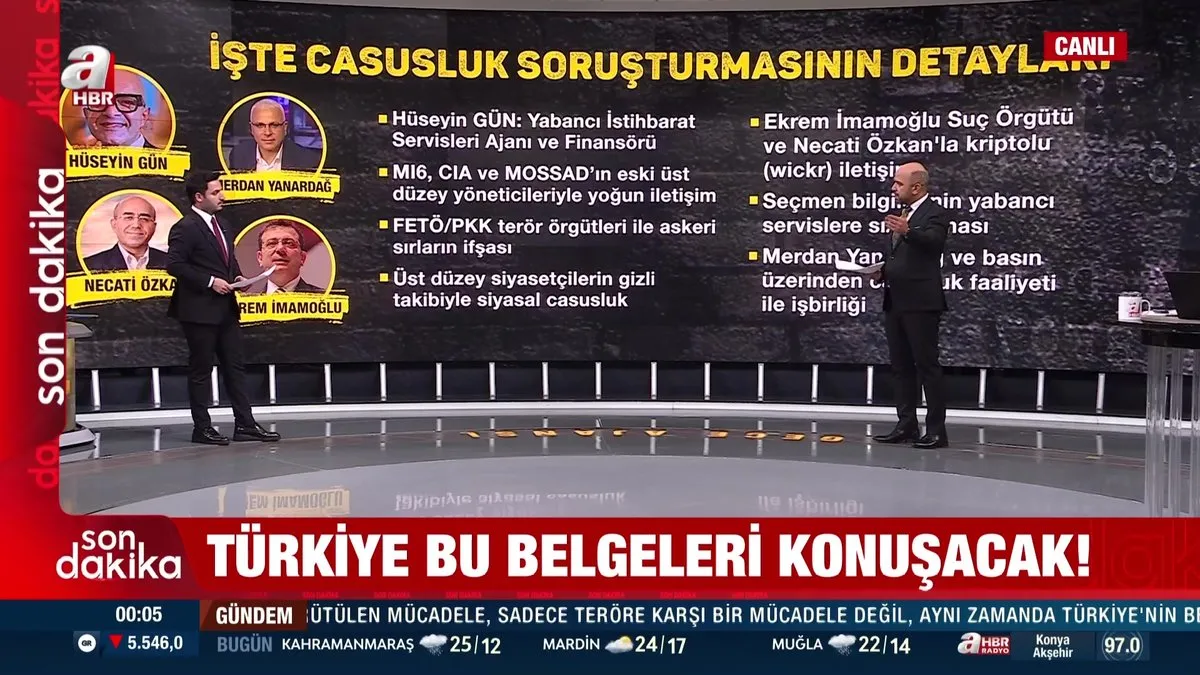 Türkiye’nin gündemine oturan “casusluk” soruşturmasında yeni detaylar! Gün ve Yanardağ’ın yazışmaları ortaya çıktı… | Video videosunu izle Türkiye’nin gündemine oturan “casusluk” soruşturmasında yeni detaylar! Gün ve Yanardağ’ın yazışmaları ortaya çıktı… | Video videosunu izle