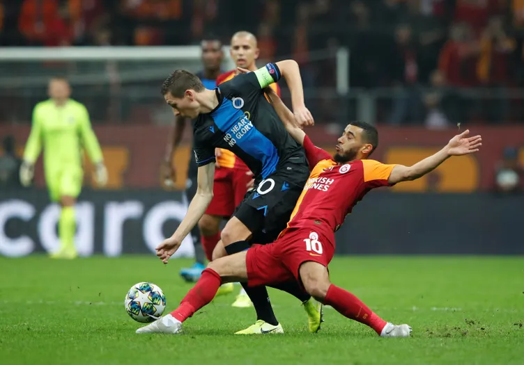 Galatasaray - Club Brugge maçından kareler
