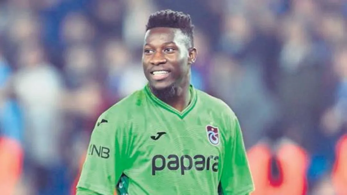 Trabzonspor'un kalesini Onana koruyor