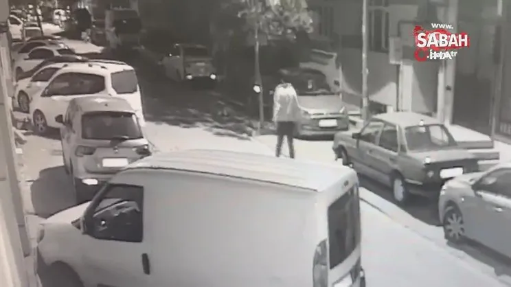 Boşanmak isteyen eşinin evini ikinci kez taşladı! O anlar kamerada | Video