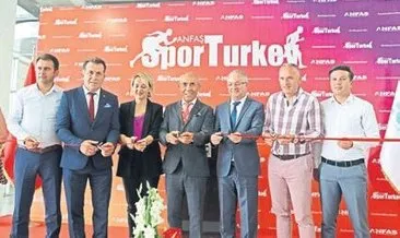 Spor fuarı ANFAŞ’ta açıldı