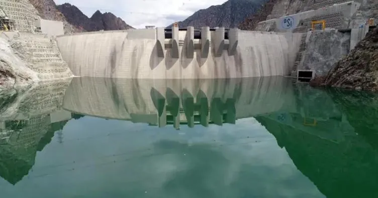 Yusufeli Barajı’nda elektrik üretimine metreler kaldı